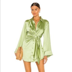 Song of Style “Marta” Pistachio Green Dress